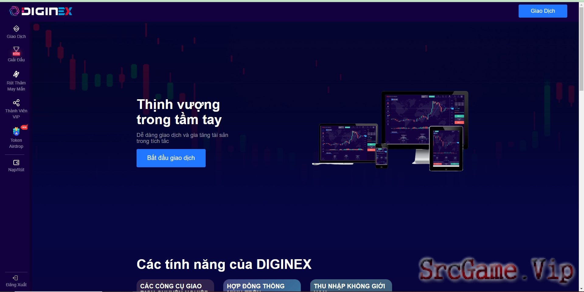 Chia sẻ mã nguồn BO phiên bản DIGINEX lâu không dùng.