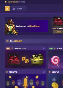 Mã nguồn cờ bạc trò chơi game slot Robloxclash nước ngoài