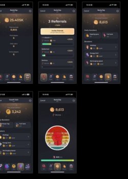 Mã nguồn WebApp h5 Telegram Clicker bot mini