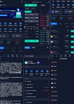 Mã nguồn chứng khoán ngoại hối bloackchain hỗ trợ 13 ngôn ngữ.